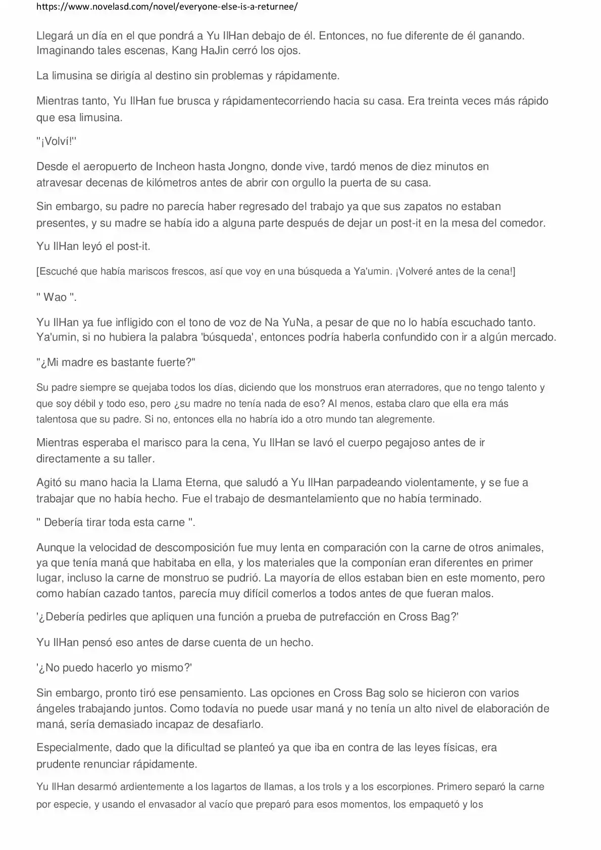 Everyone Else Is A Returnee (Novela) - Capítulo 49 - Página 3 - LectorTMOo