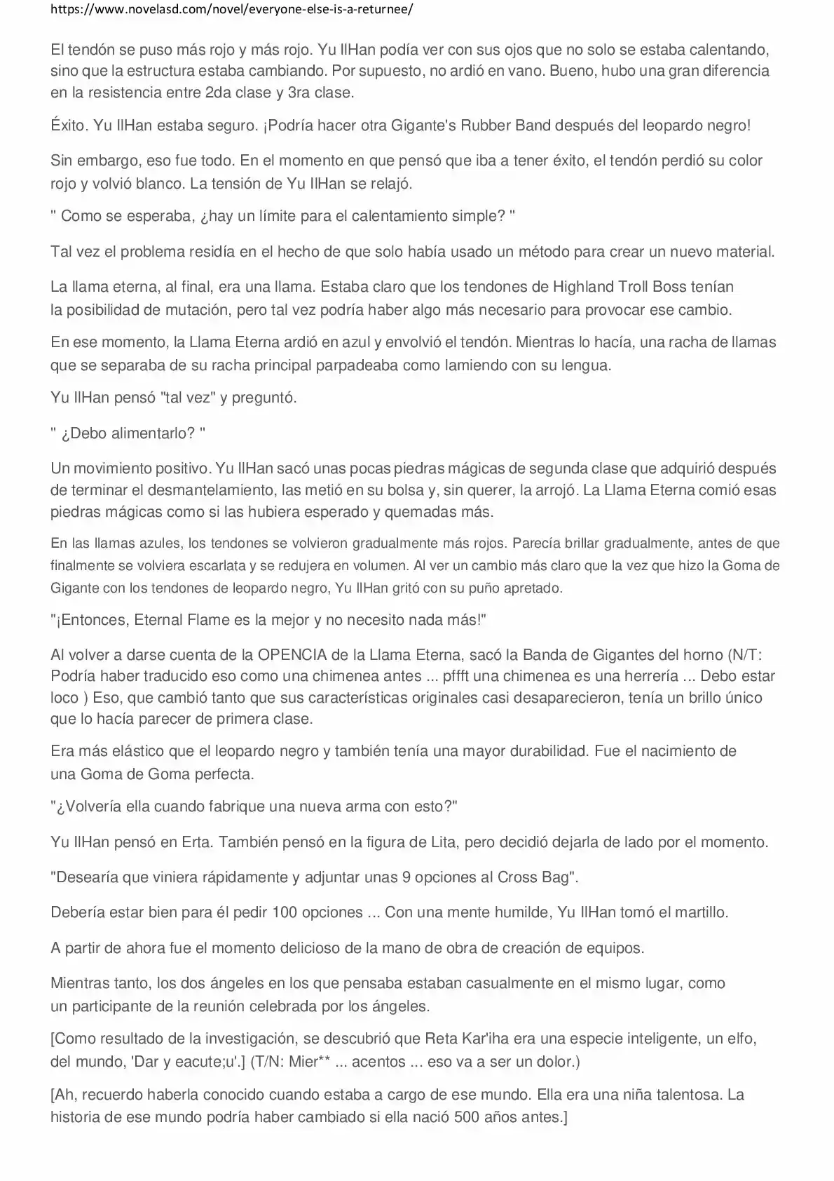 Everyone Else Is A Returnee (Novela) - Capítulo 49 - Página 5 - LectorTMOo