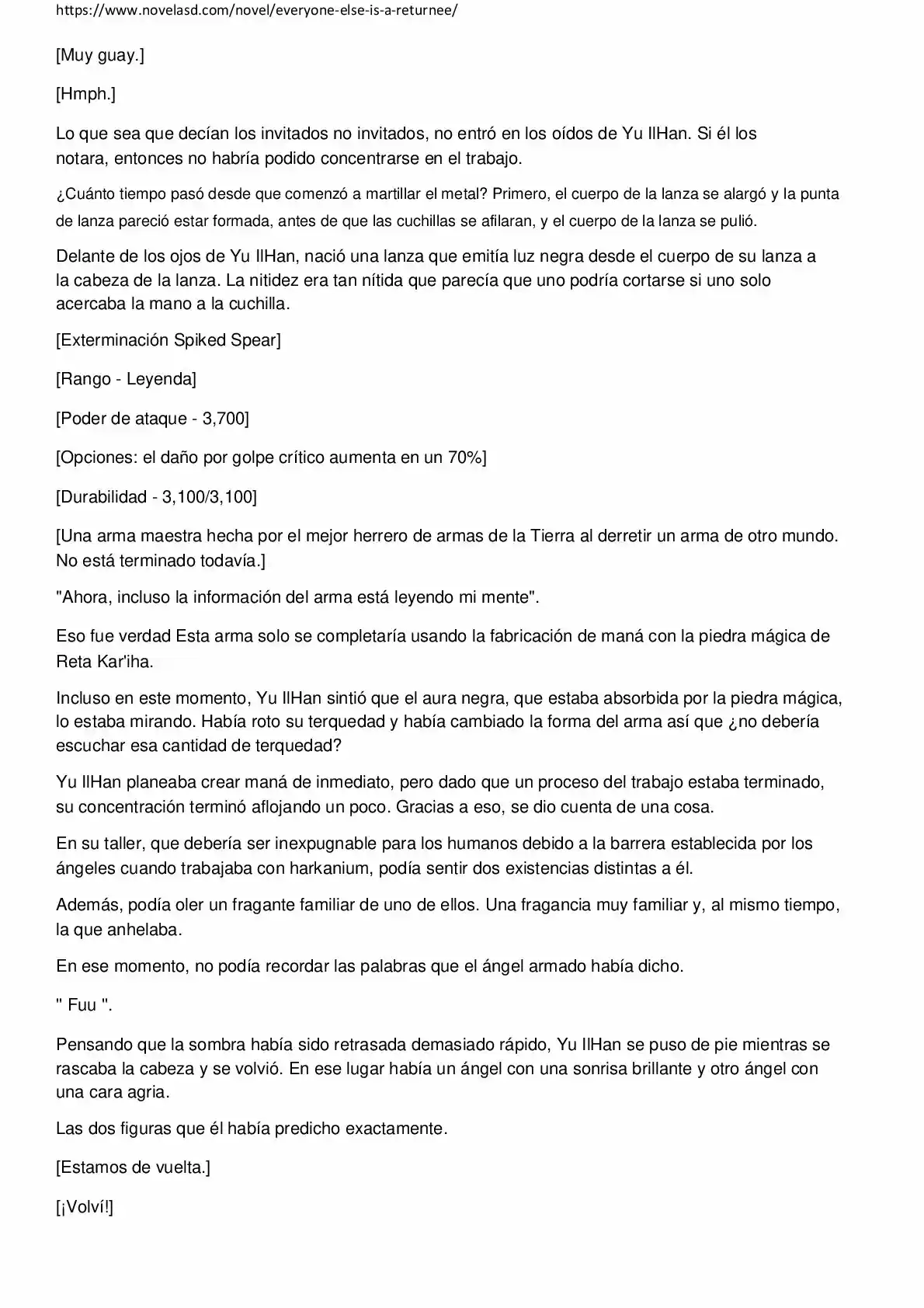 Everyone Else Is A Returnee (Novela) - Capítulo 50 - Página 5 - LectorTMOo