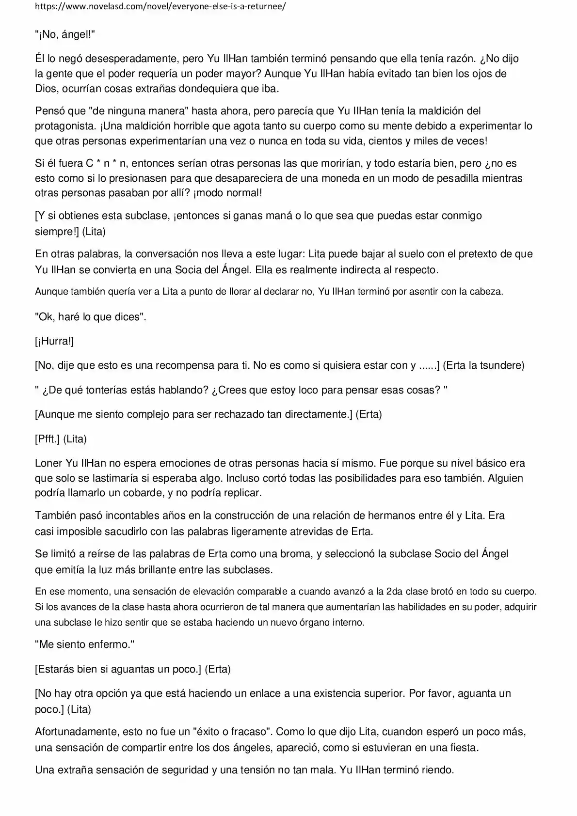 Everyone Else Is A Returnee (Novela) - Capítulo 51 - Página 4 - LectorTMOo