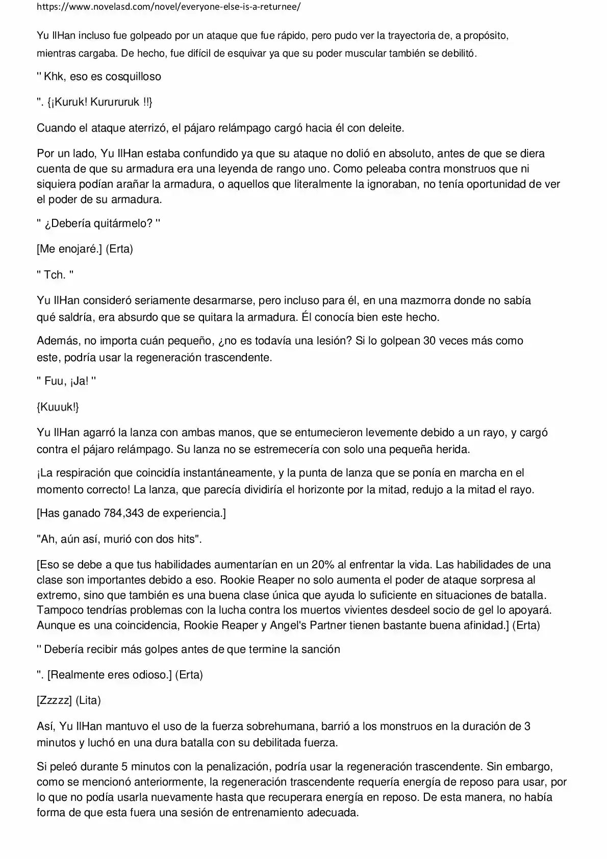 Everyone Else Is A Returnee (Novela) - Capítulo 55 - Página 4 - LectorTMOo