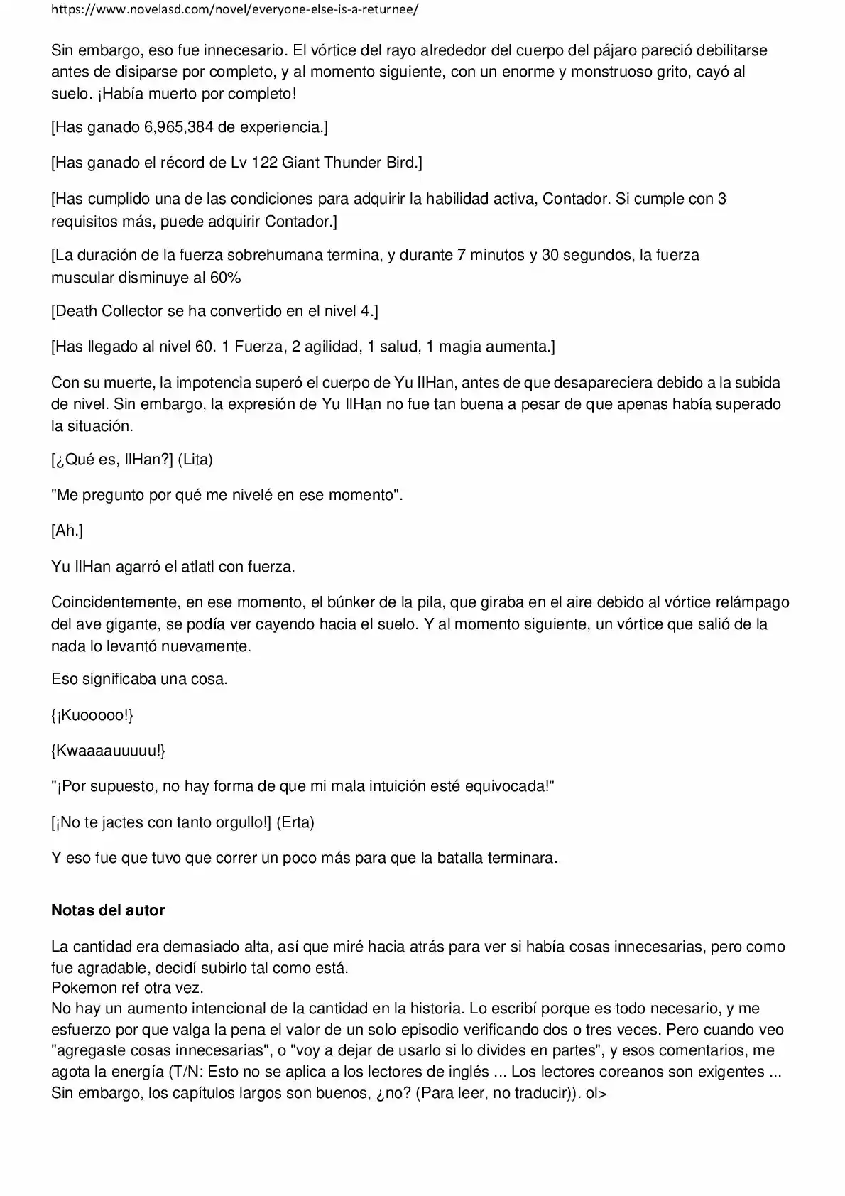 Everyone Else Is A Returnee (Novela) - Capítulo 56 - Página 7 - LectorTMOo