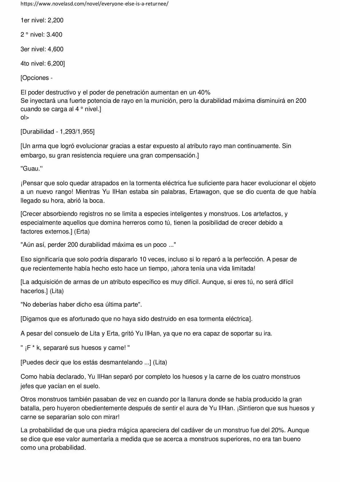 Everyone Else Is A Returnee (Novela) - Capítulo 57 - Página 3 - LectorTMOo
