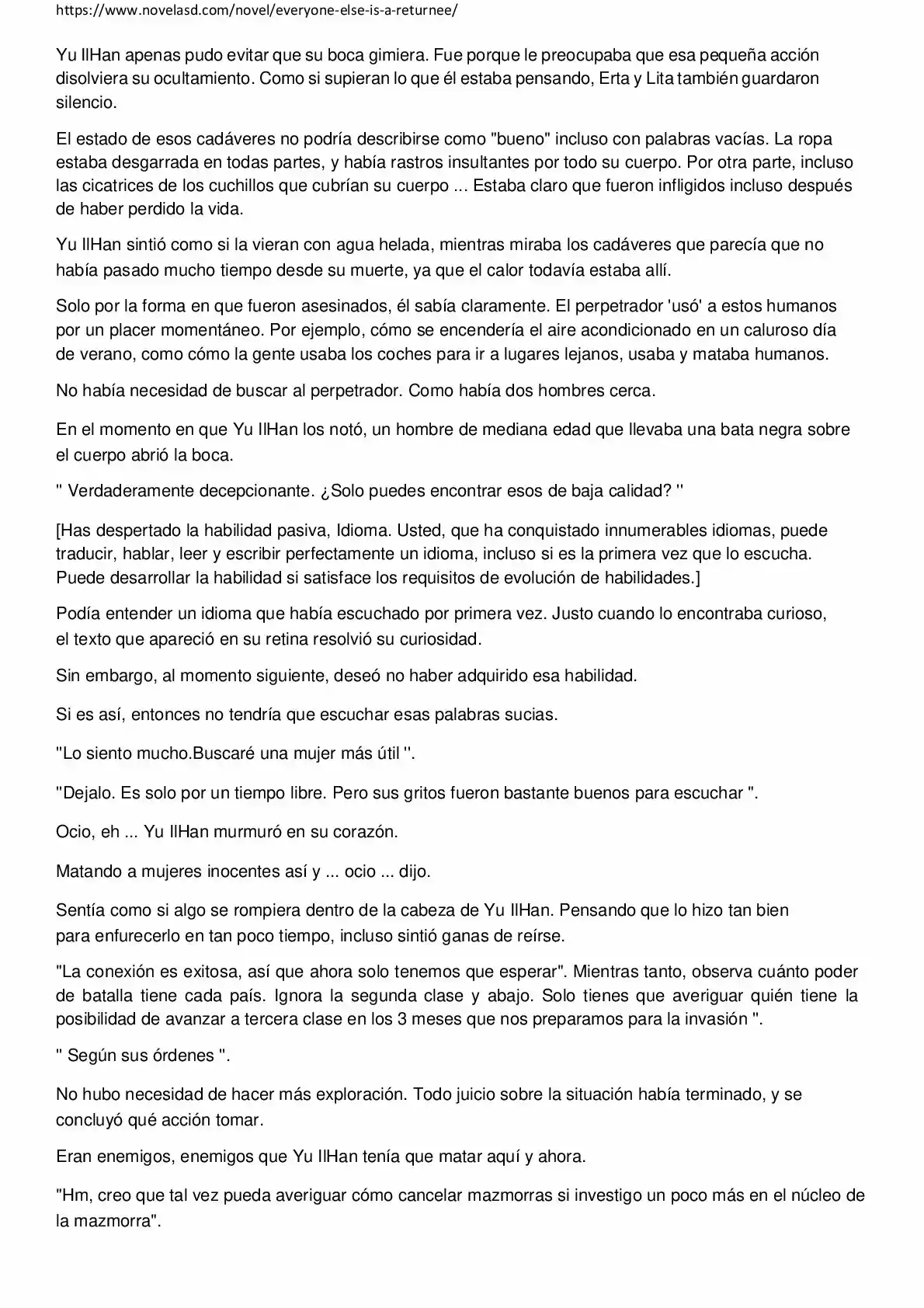 Everyone Else Is A Returnee (Novela) - Capítulo 59 - Página 4 - LectorTMOo