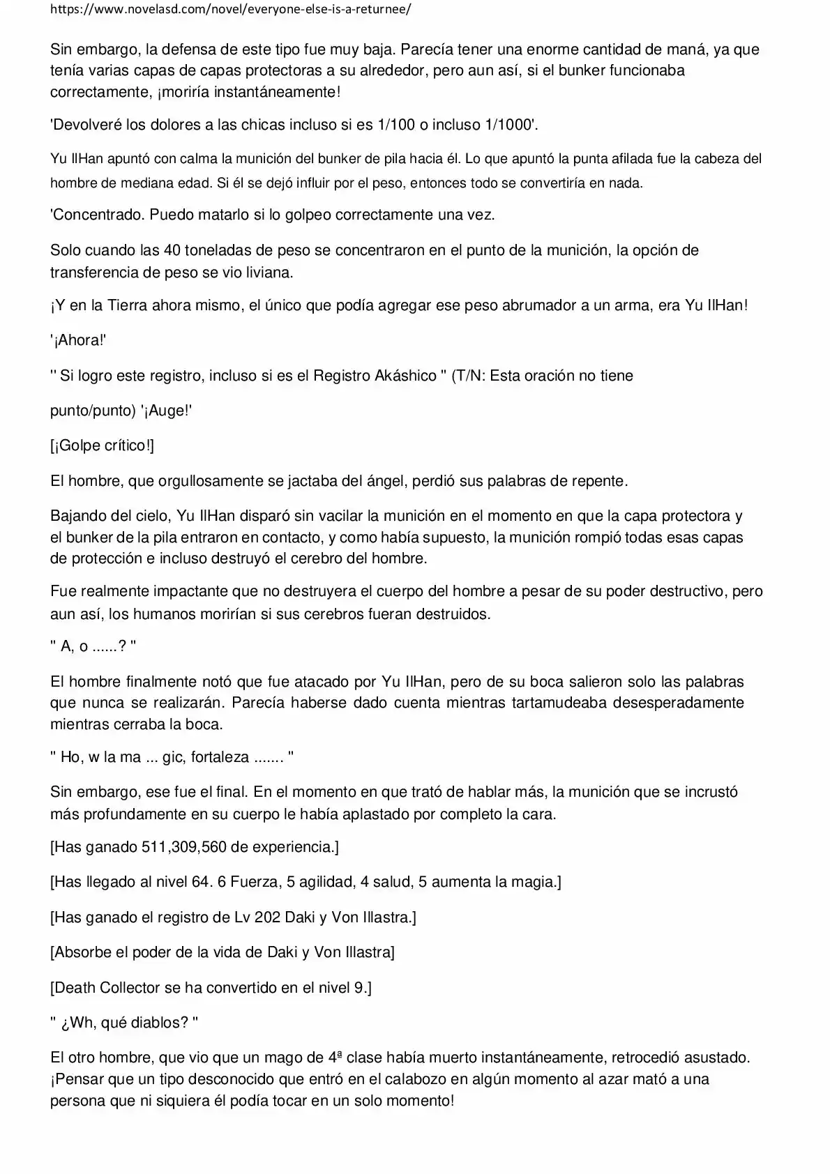 Everyone Else Is A Returnee (Novela) - Capítulo 59 - Página 6 - LectorTMOo