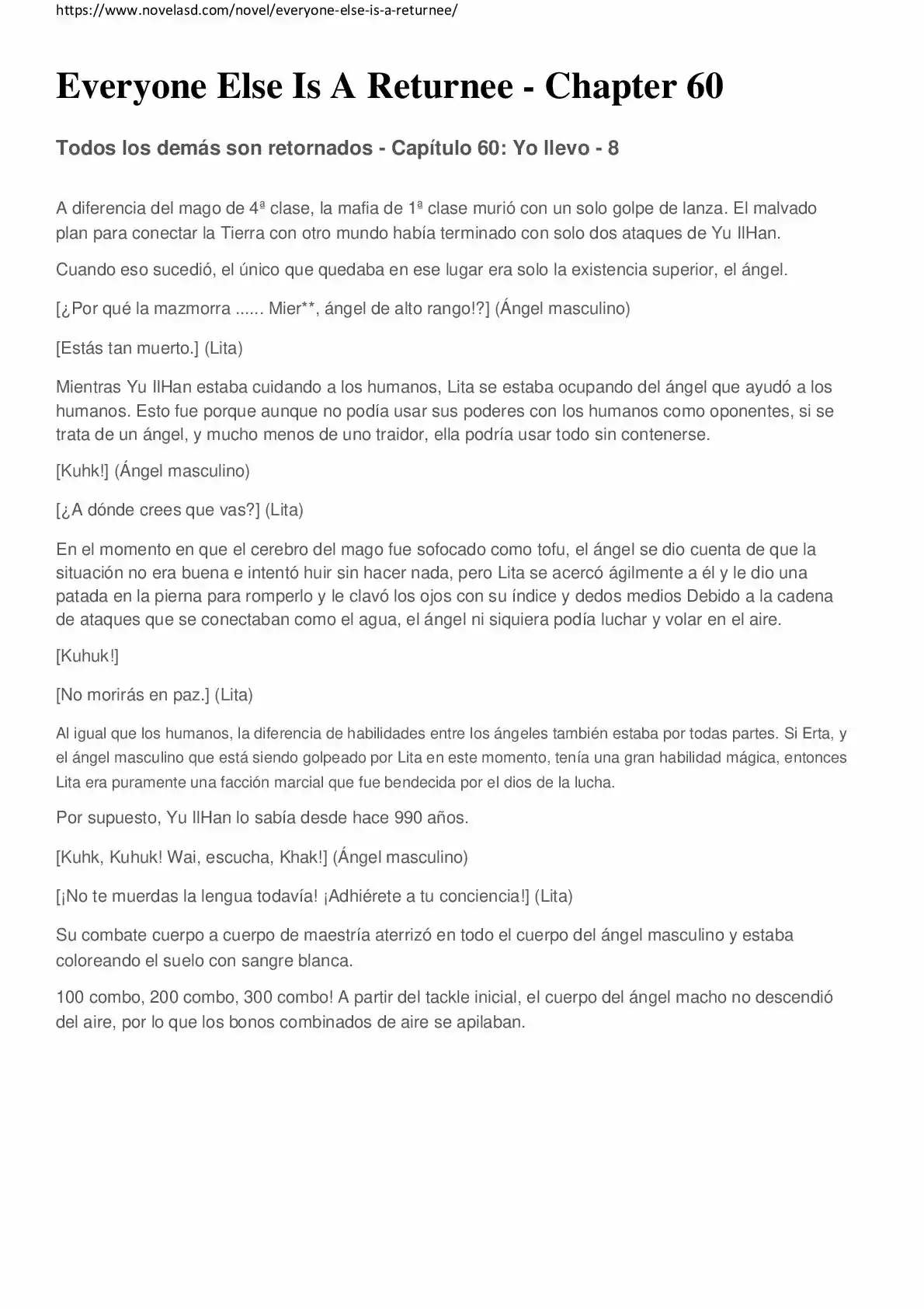 Everyone Else Is A Returnee (Novela) - Capítulo 60 - Página 1 - LectorTMOo