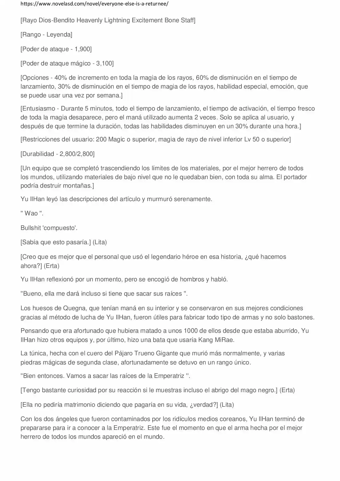 Everyone Else Is A Returnee (Novela) - Capítulo 63 - Página 6 - LectorTMOo