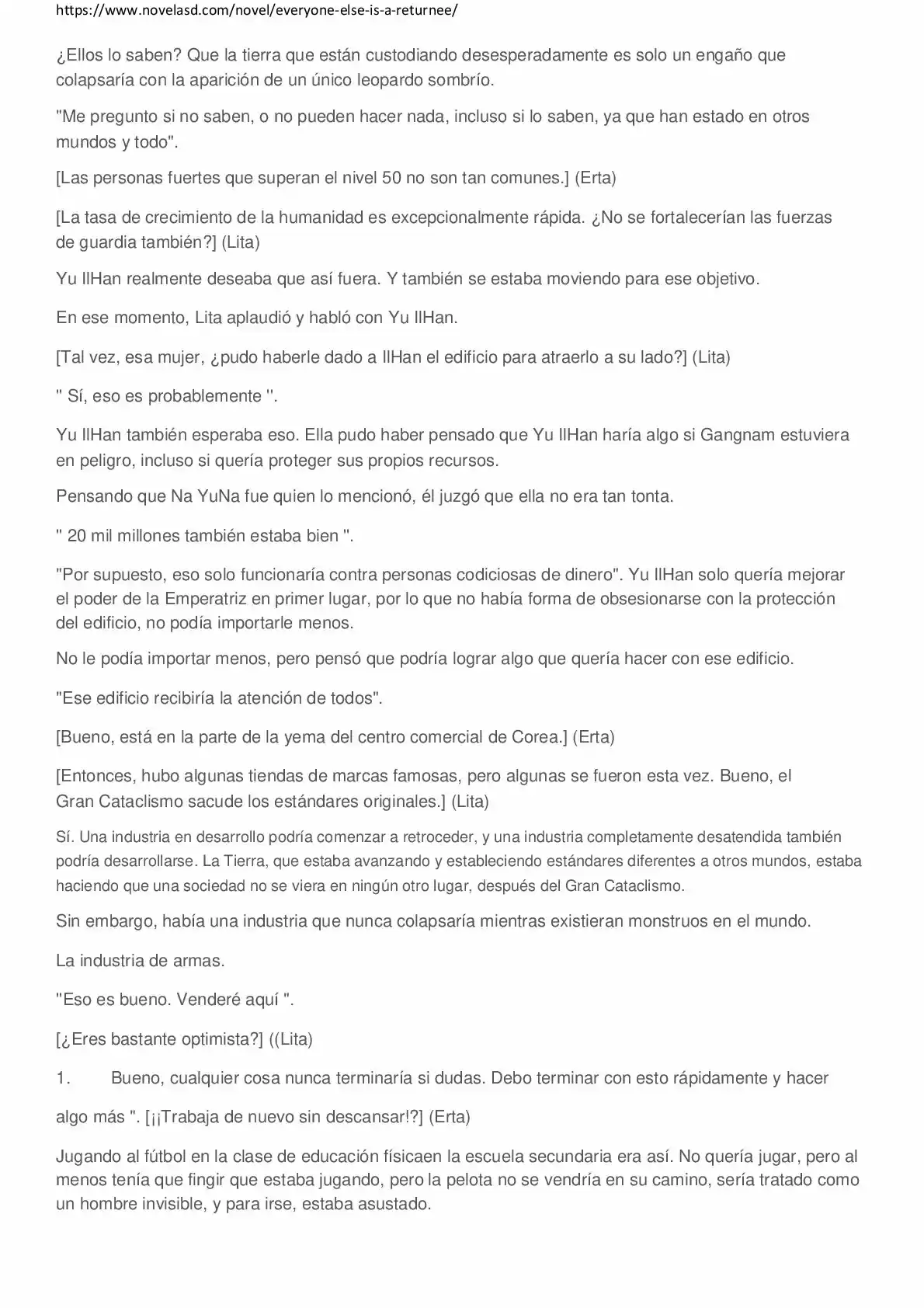 Everyone Else Is A Returnee (Novela) - Capítulo 65 - Página 2 - LectorTMOo