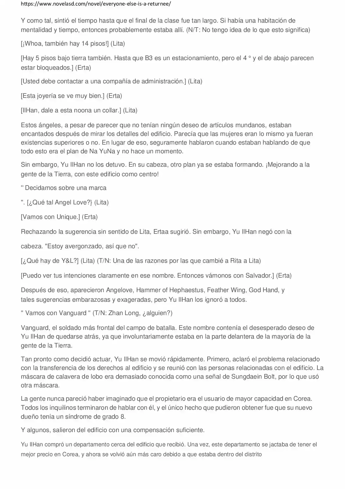 Everyone Else Is A Returnee (Novela) - Capítulo 65 - Página 3 - LectorTMOo