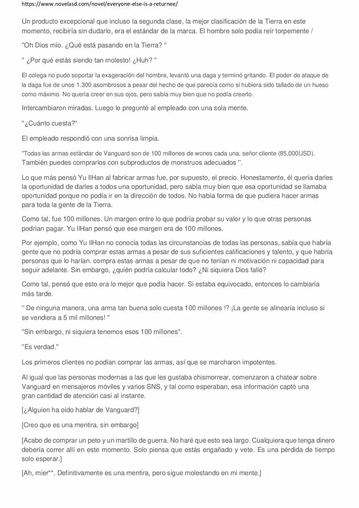 Everyone Else Is A Returnee (Novela) - Capítulo 66 - Página 3 - LectorTMOo