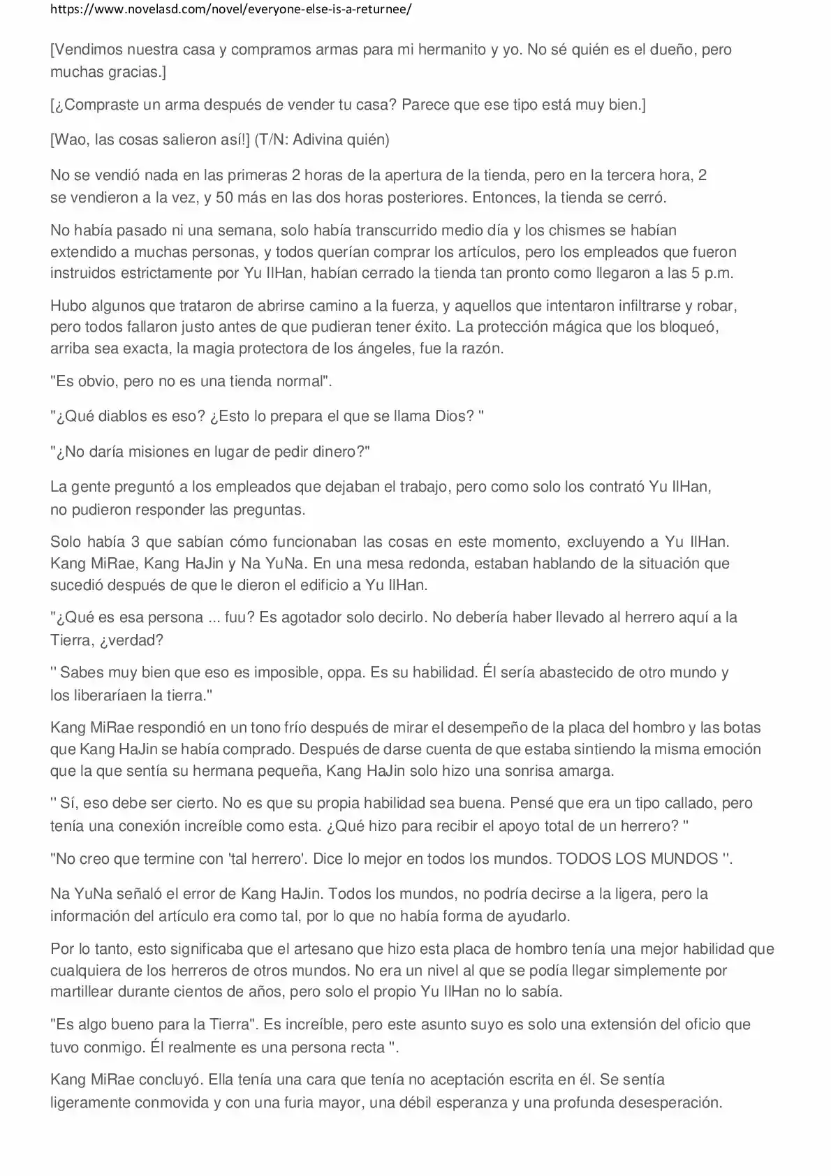 Everyone Else Is A Returnee (Novela) - Capítulo 66 - Página 4 - LectorTMOo