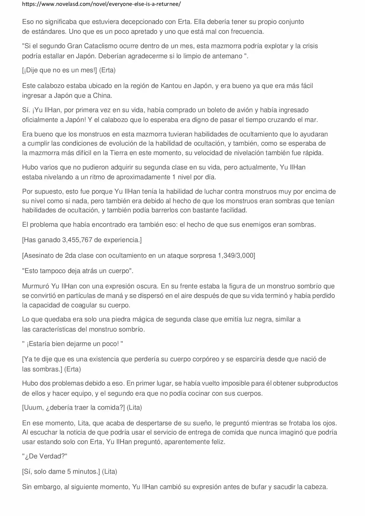 Everyone Else Is A Returnee (Novela) - Capítulo 67 - Página 3 - LectorTMOo