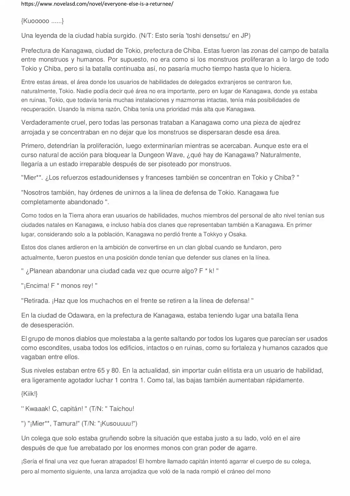 Everyone Else Is A Returnee (Novela) - Capítulo 69 - Página 3 - LectorTMOo