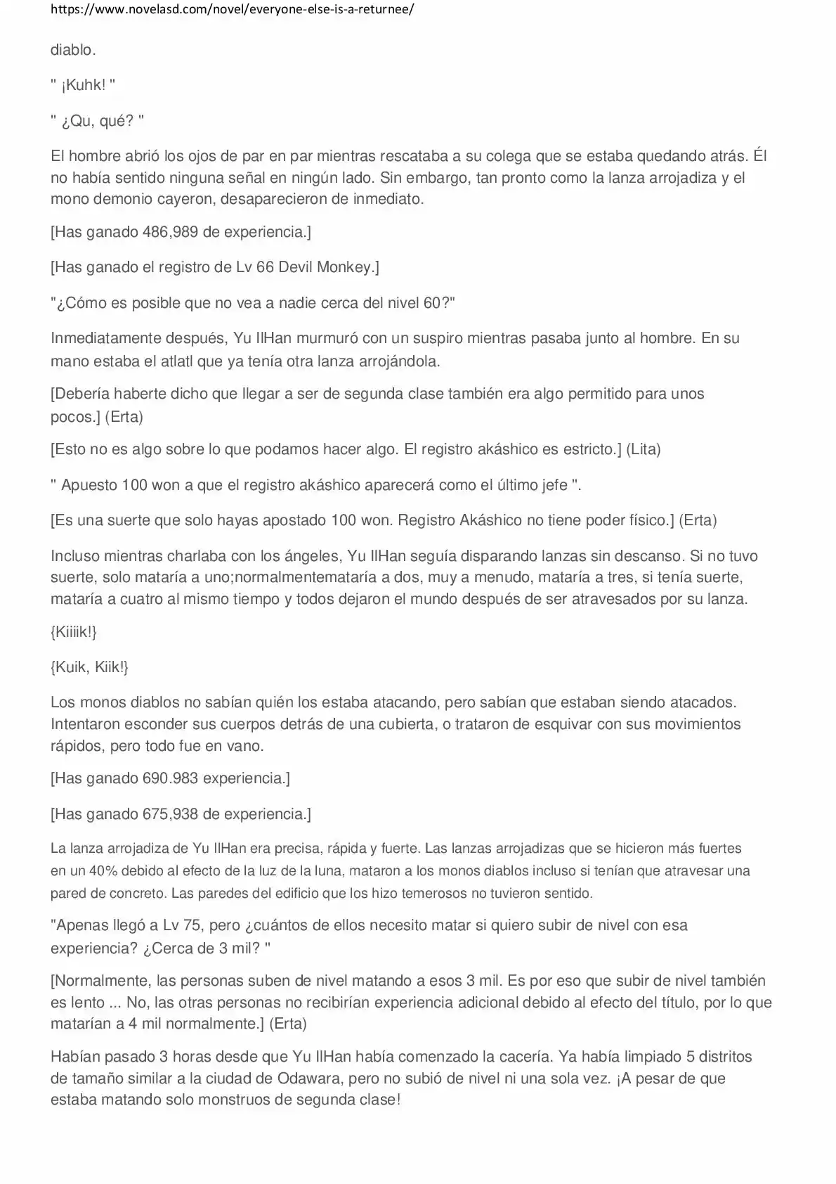Everyone Else Is A Returnee (Novela) - Capítulo 69 - Página 4 - LectorTMOo