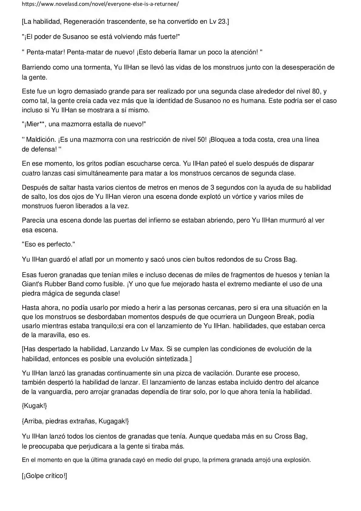 Everyone Else Is A Returnee (Novela) - Capítulo 70 - Página 5 - LectorTMOo