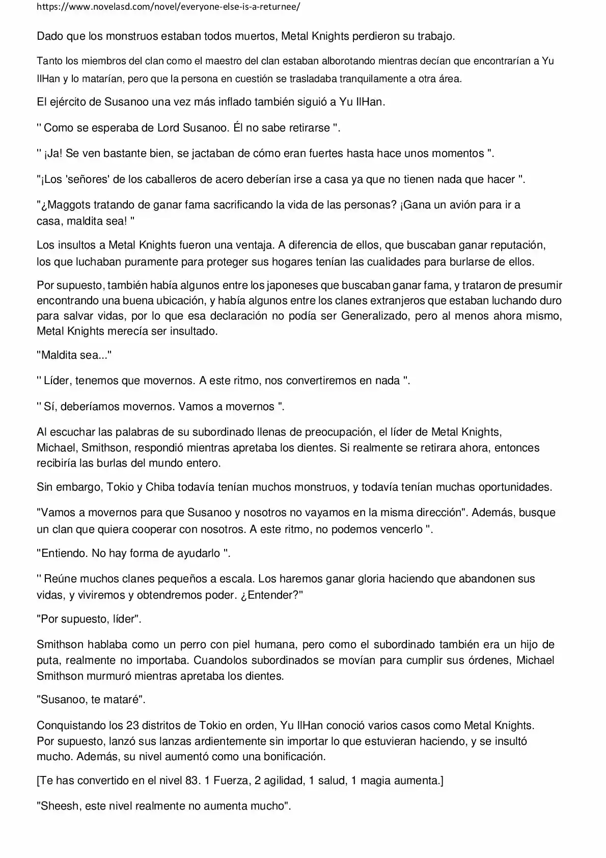 Everyone Else Is A Returnee (Novela) - Capítulo 71 - Página 4 - LectorTMOo