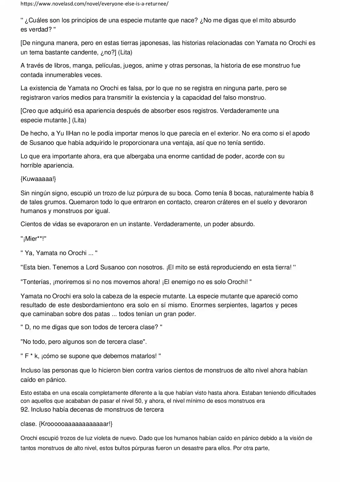 Everyone Else Is A Returnee (Novela) - Capítulo 72 - Página 4 - LectorTMOo