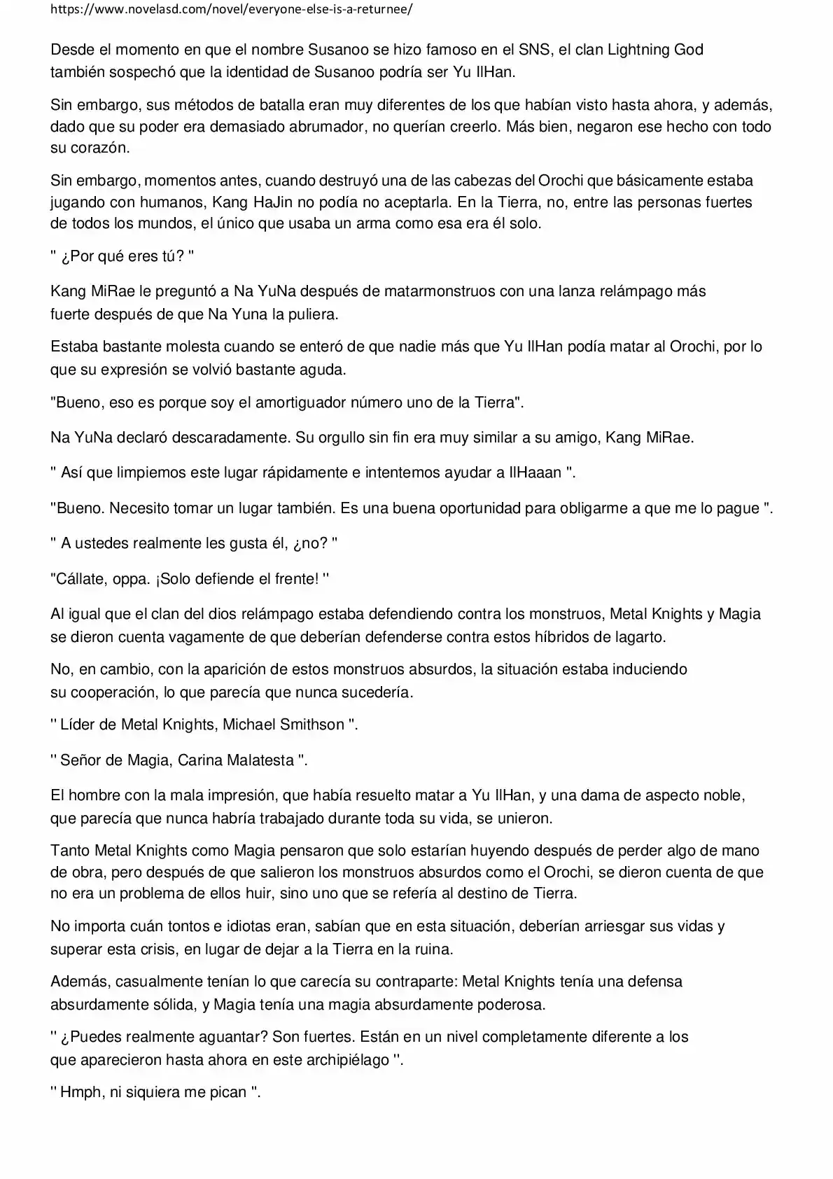 Everyone Else Is A Returnee (Novela) - Capítulo 72 - Página 8 - LectorTMOo