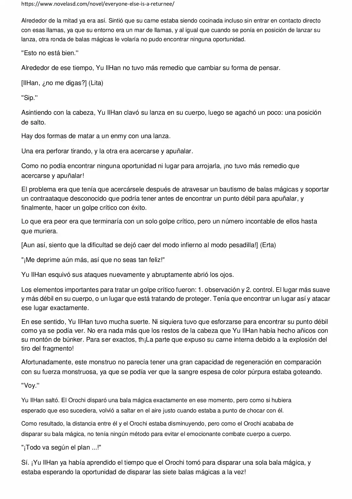 Everyone Else Is A Returnee (Novela) - Capítulo 73 - Página 4 - LectorTMOo