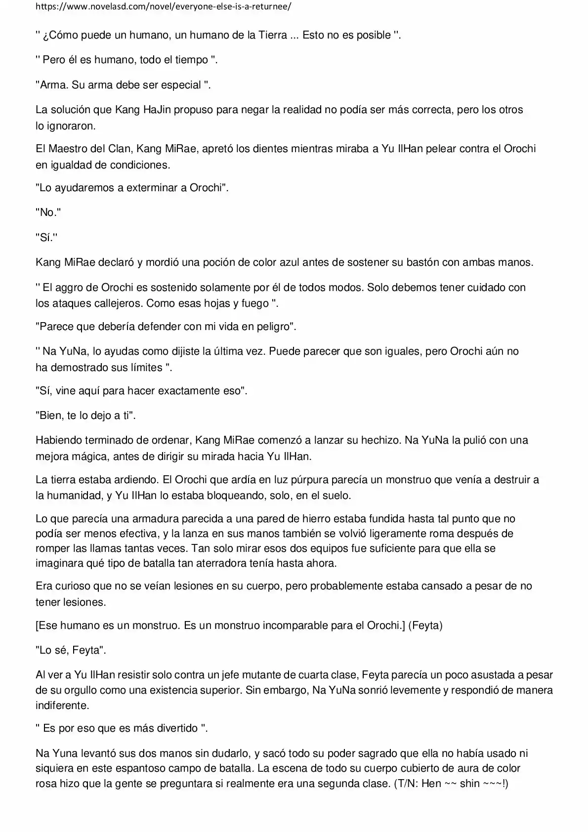 Everyone Else Is A Returnee (Novela) - Capítulo 74 - Página 5 - LectorTMOo