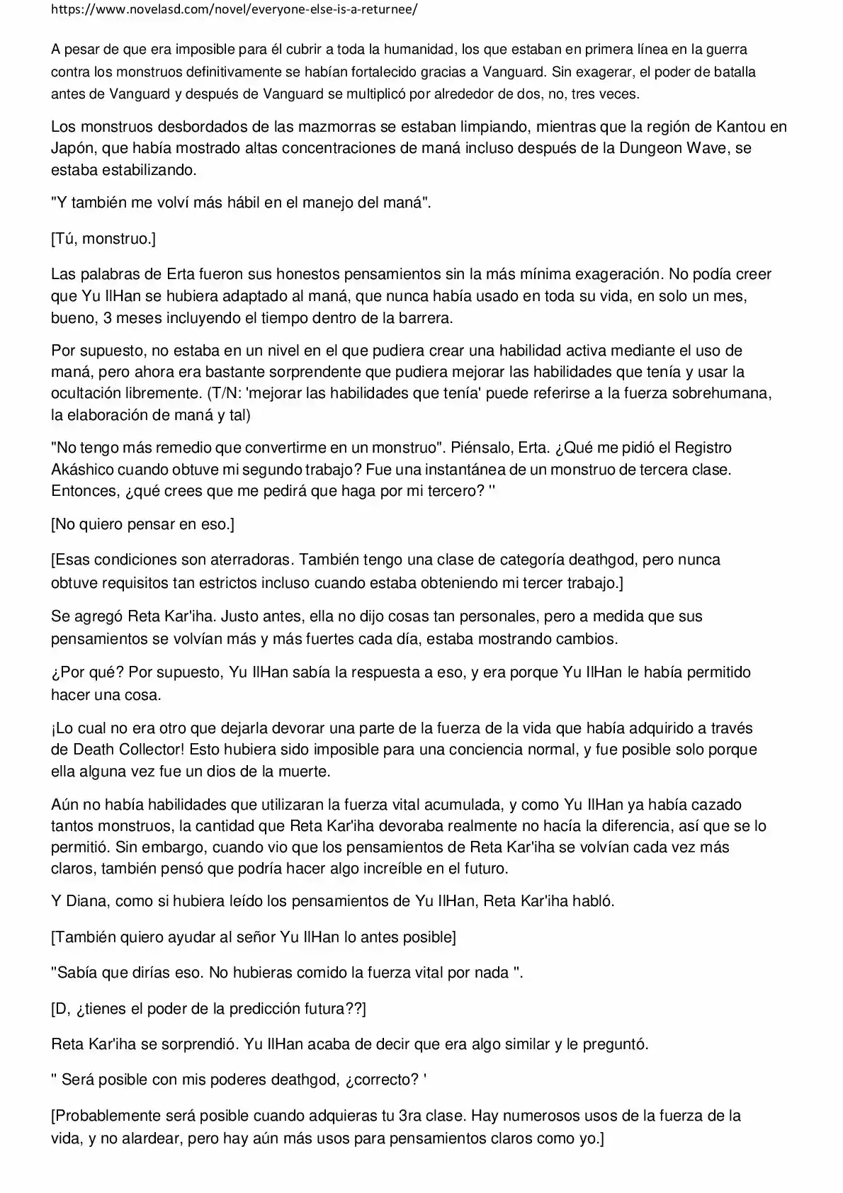 Everyone Else Is A Returnee (Novela) - Capítulo 82 - Página 3 - LectorTMOo