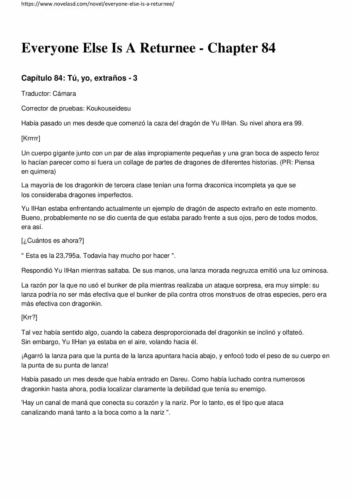 Everyone Else Is A Returnee (Novela) - Capítulo 84 - Página 1 - LectorTMOo
