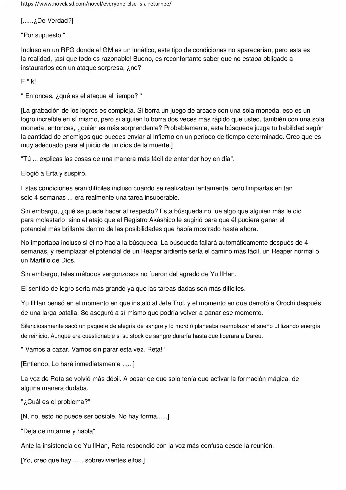 Everyone Else Is A Returnee (Novela) - Capítulo 85 - Página 3 - LectorTMOo