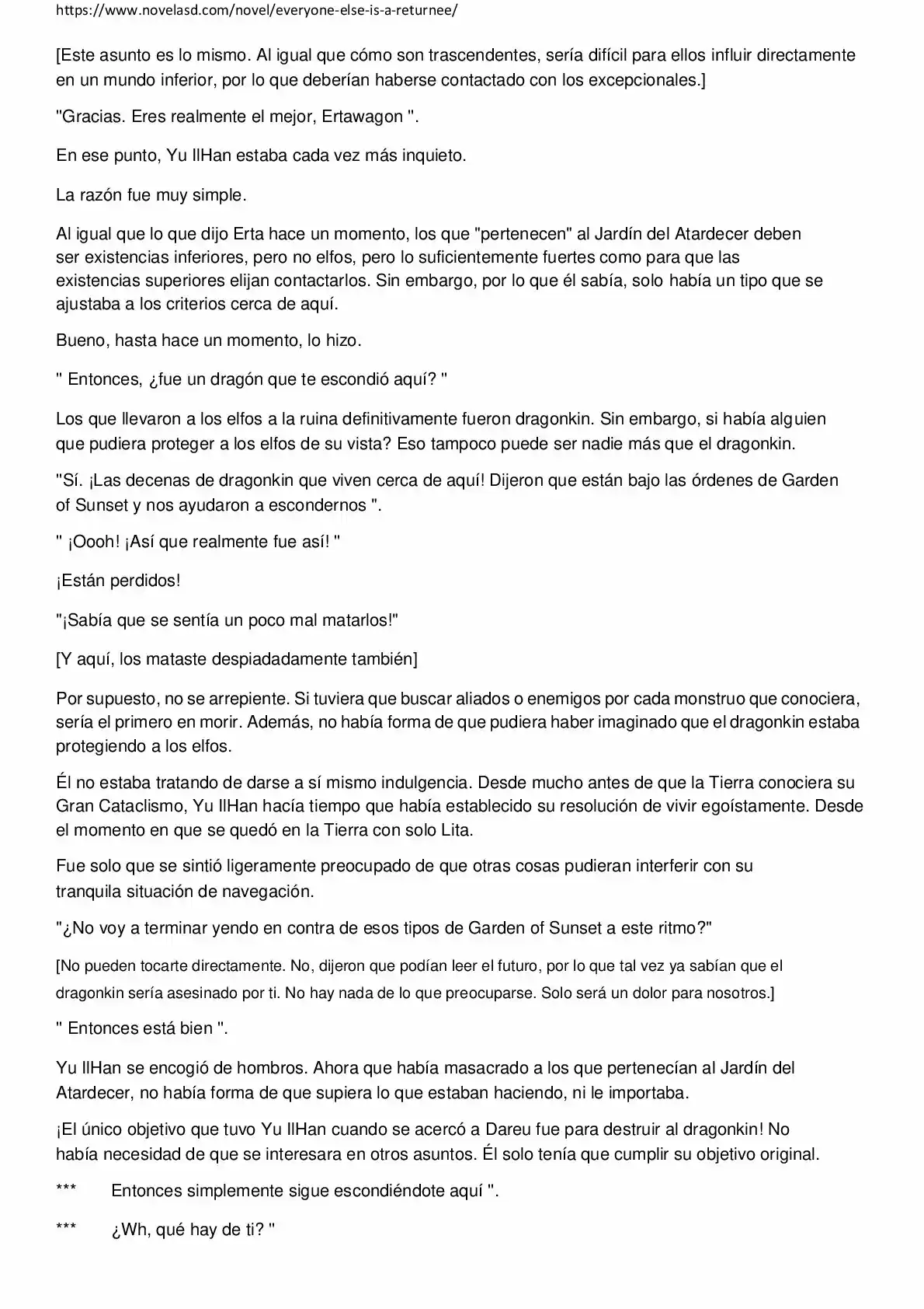 Everyone Else Is A Returnee (Novela) - Capítulo 86 - Página 5 - LectorTMOo