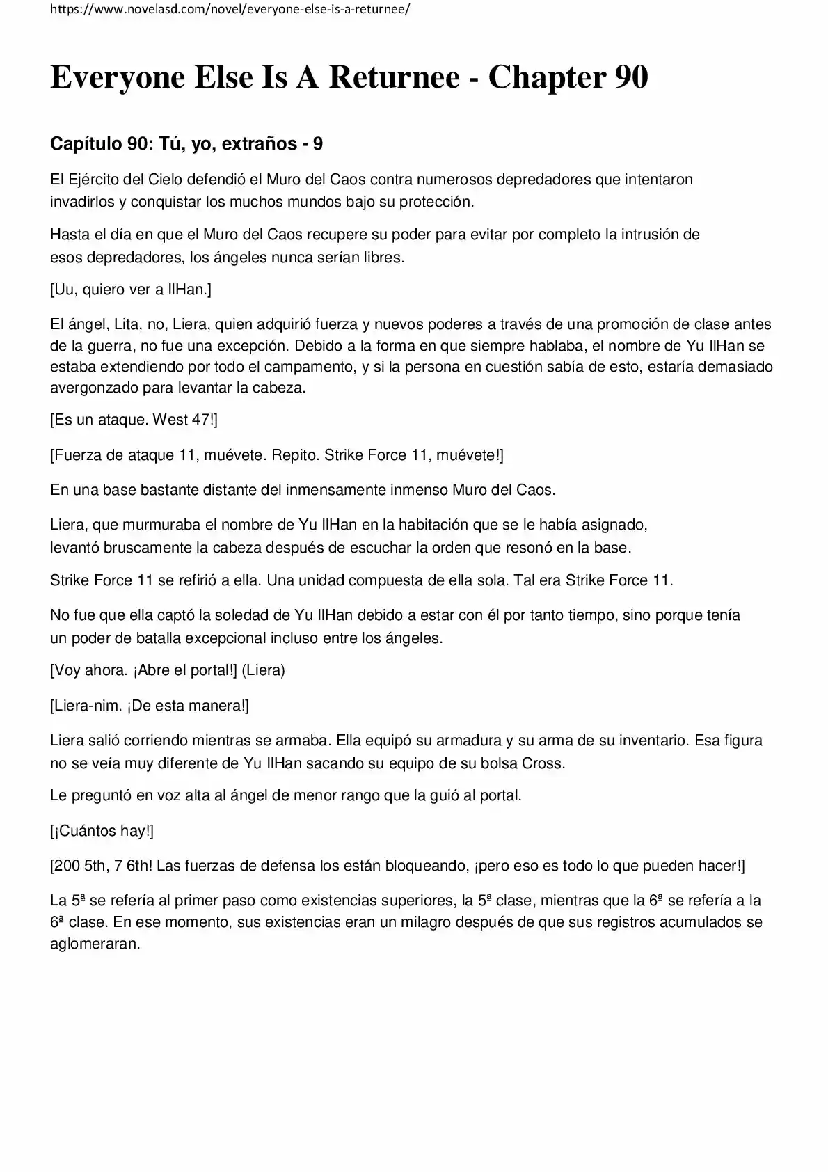 Everyone Else Is A Returnee (Novela) - Capítulo 90 - Página 1 - LectorTMOo