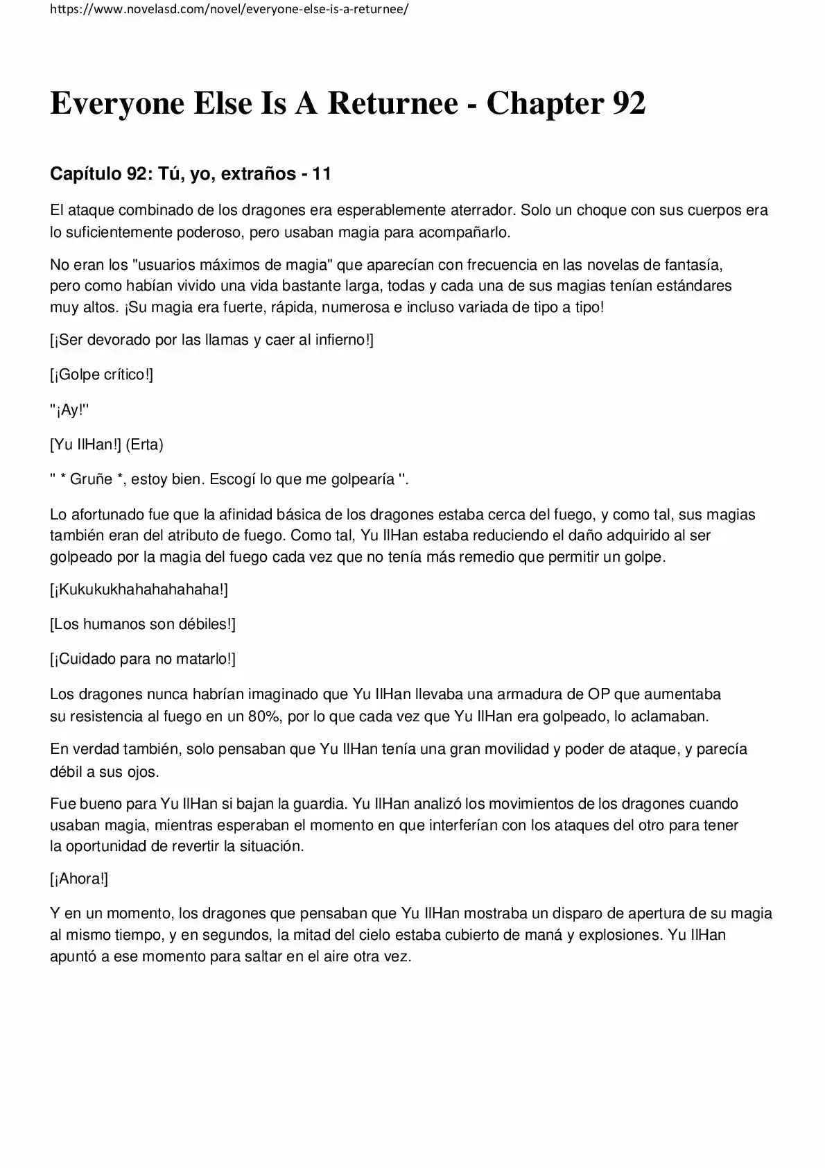 Everyone Else Is A Returnee (Novela) - Capítulo 92 - Página 1 - LectorTMOo