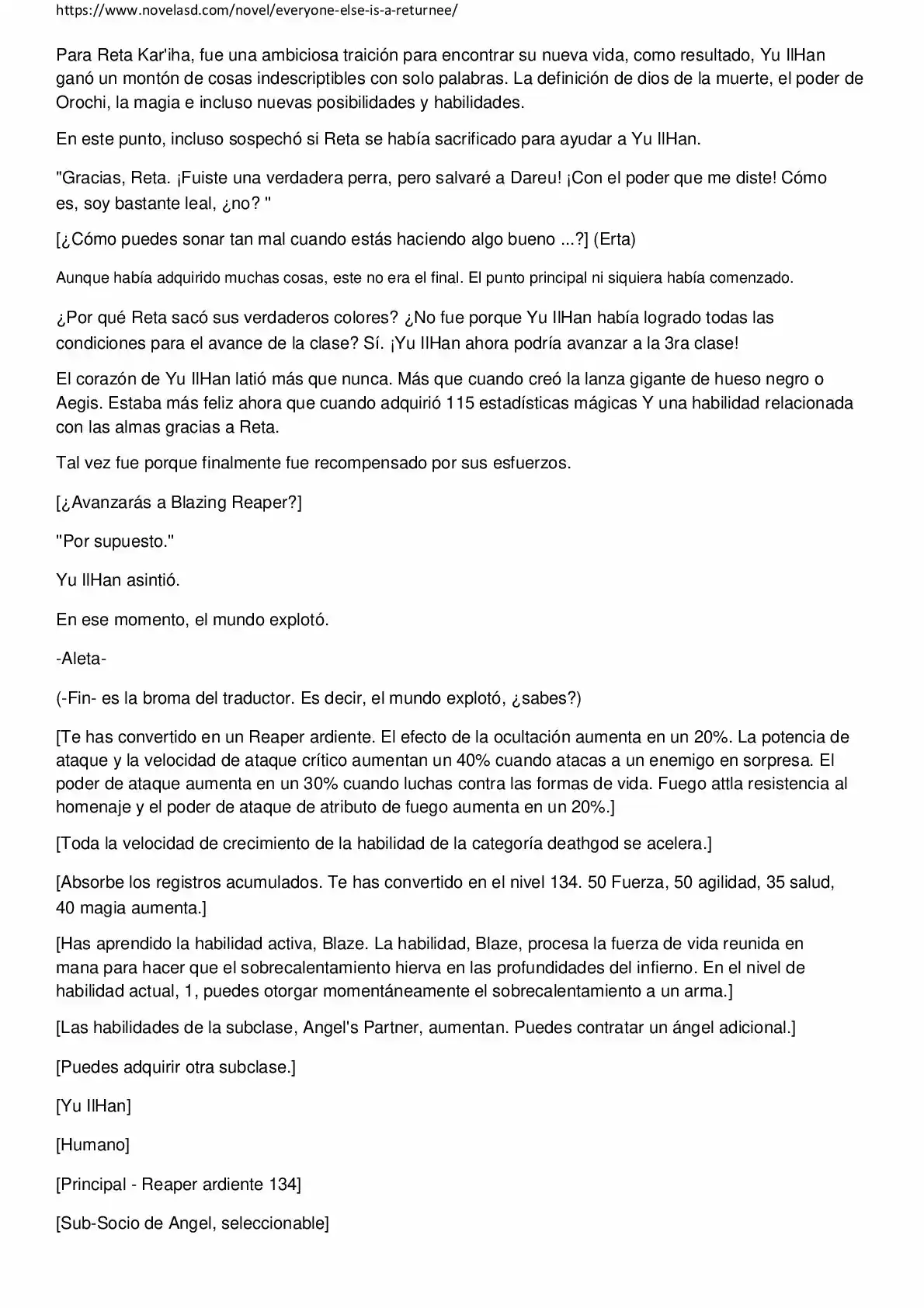 Everyone Else Is A Returnee (Novela) - Capítulo 96 - Página 4 - LectorTMOo