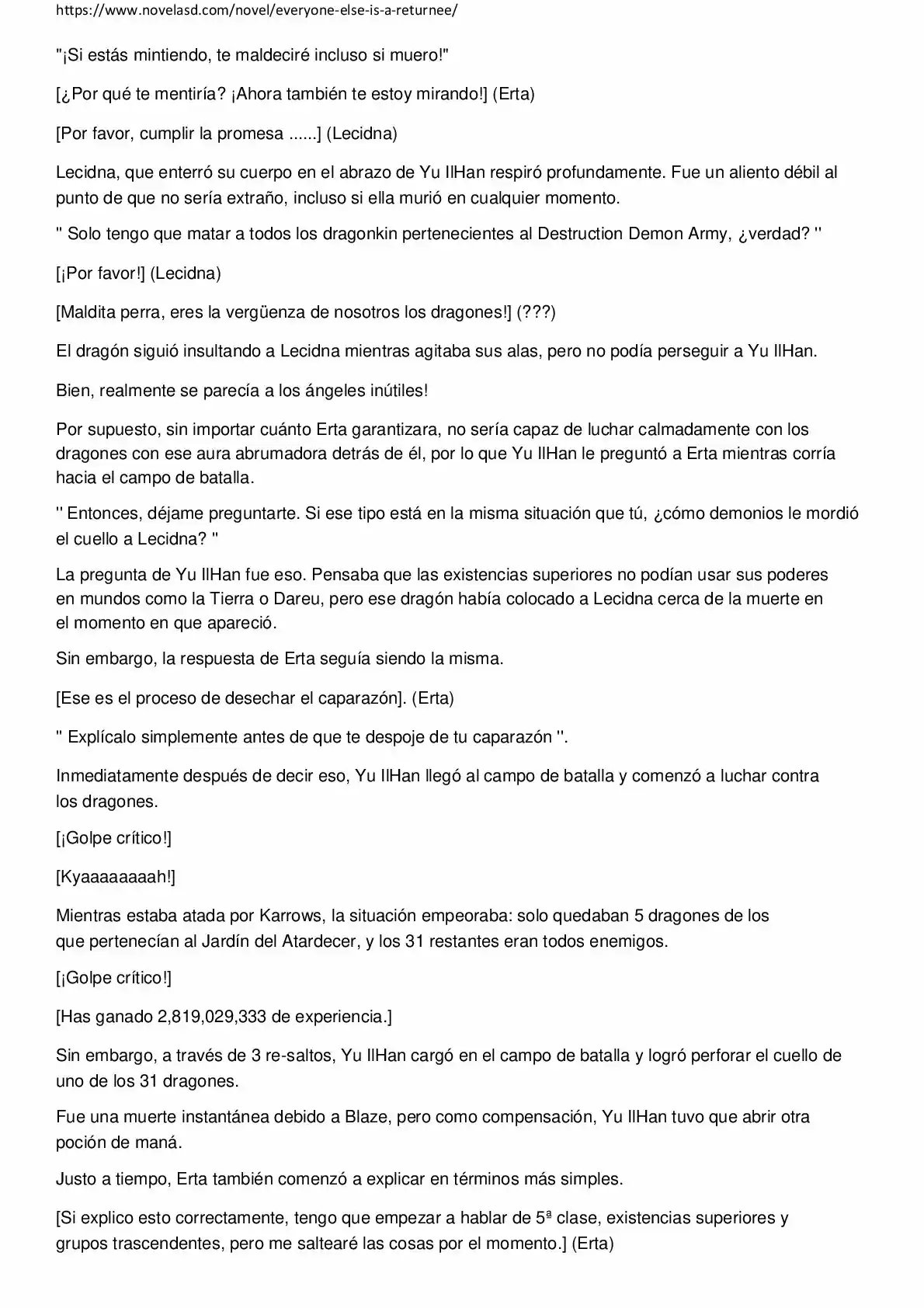 Everyone Else Is A Returnee (Novela) - Capítulo 99 - Página 3 - LectorTMOo