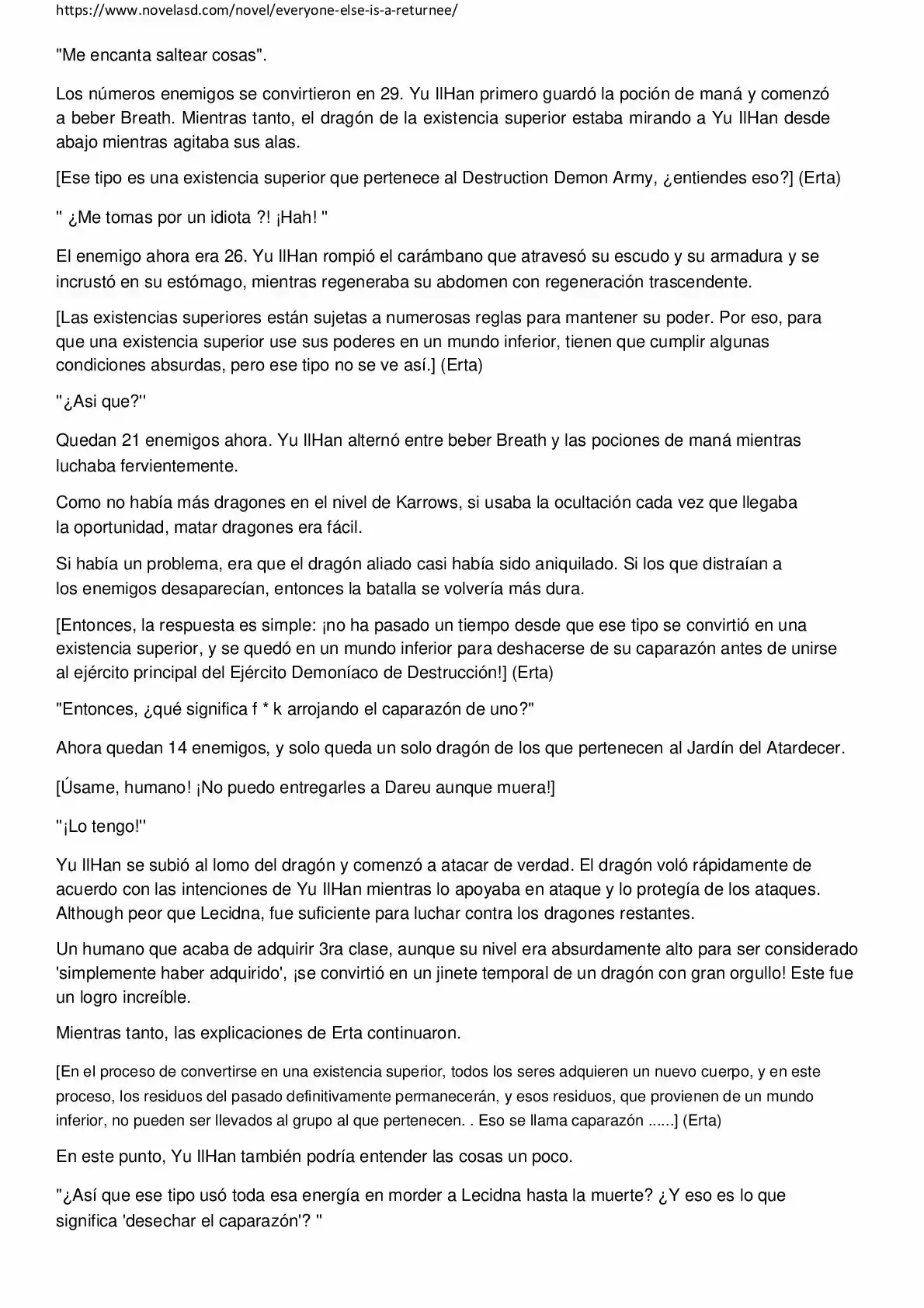 Everyone Else Is A Returnee (Novela) - Capítulo 99 - Página 4 - LectorTMOo