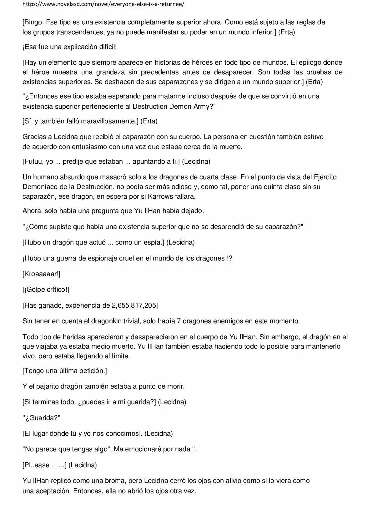 Everyone Else Is A Returnee (Novela) - Capítulo 99 - Página 5 - LectorTMOo
