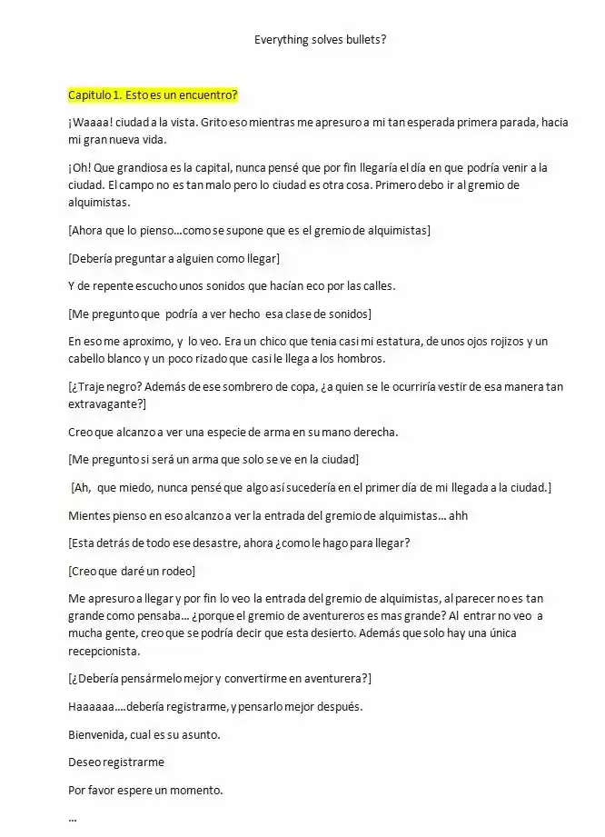 Everything Solves Bullets? - Capítulo 1 - Página 1 - LectorTMOo