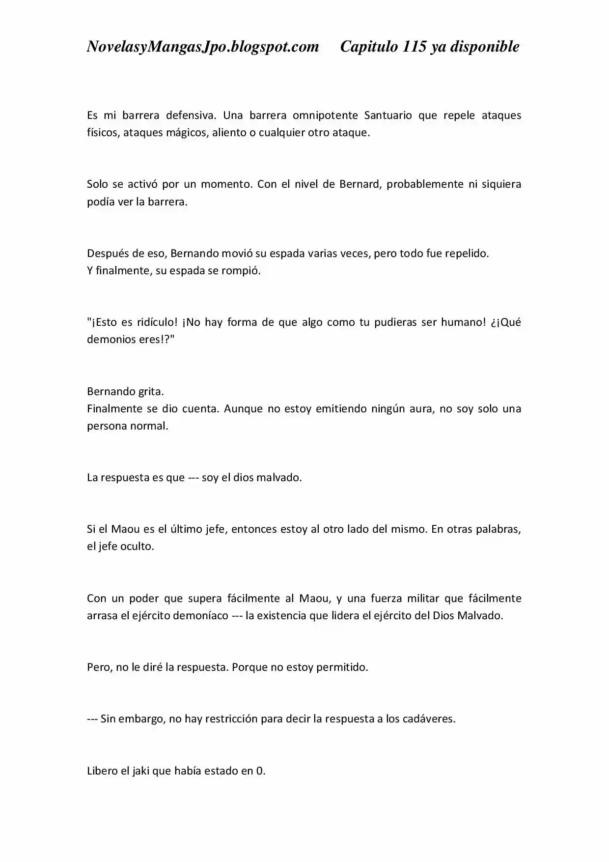 Evil God (Novela) - Capítulo 11 - Página 11 - LectorTMOo