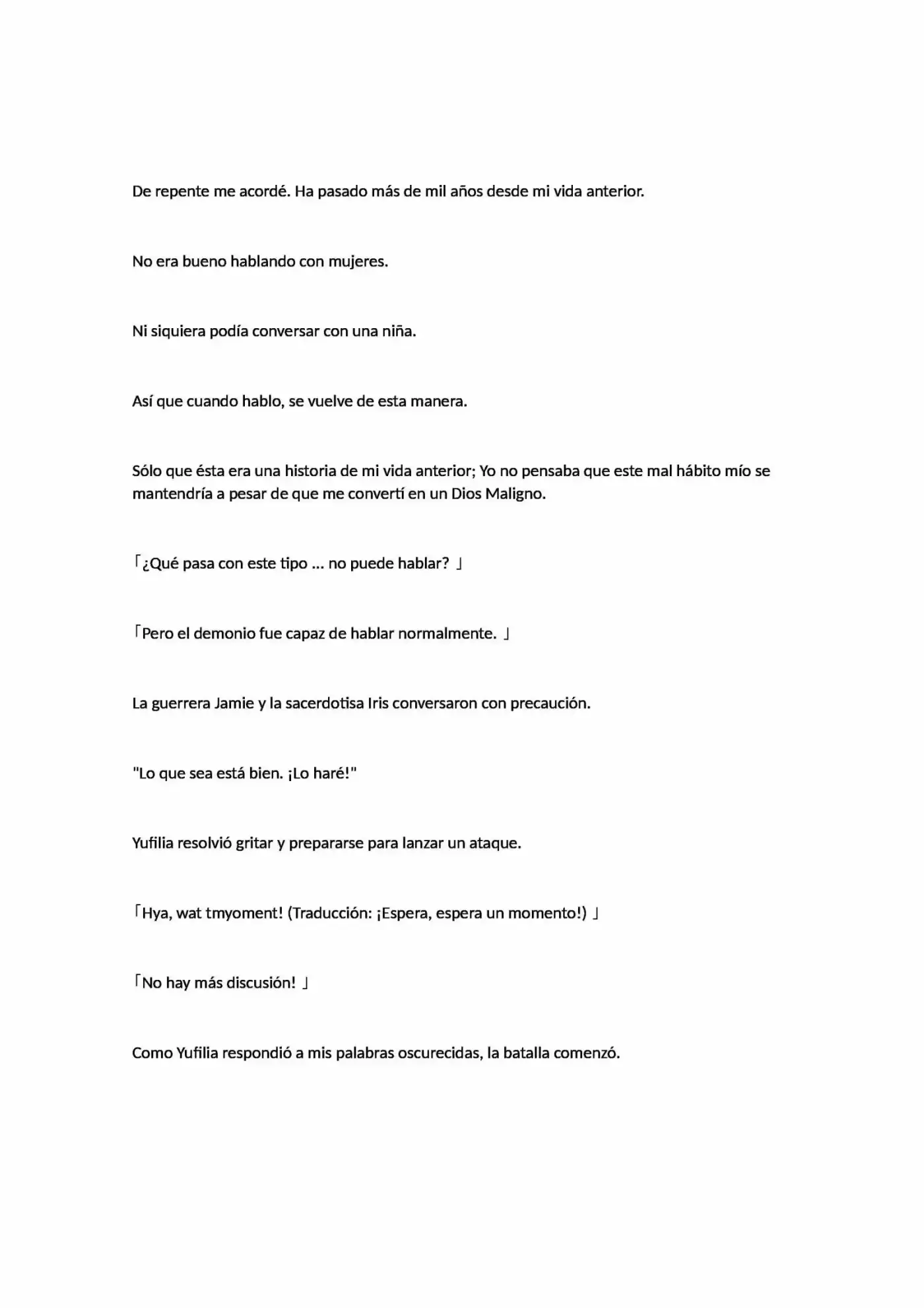 Evil God (Novela) - Capítulo 3 - Página 4 - LectorTMOo