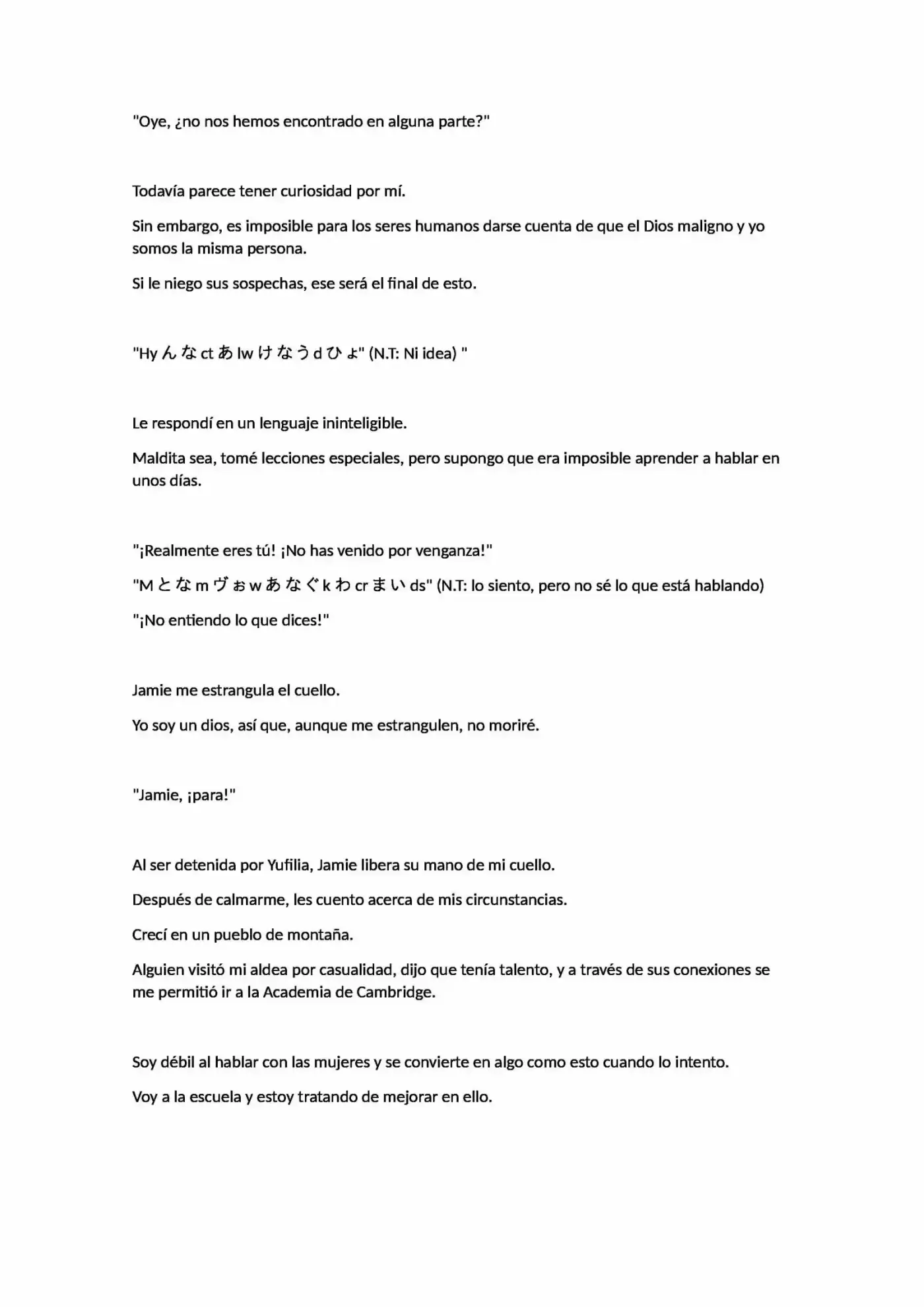Evil God (Novela) - Capítulo 5 - Página 3 - LectorTMOo
