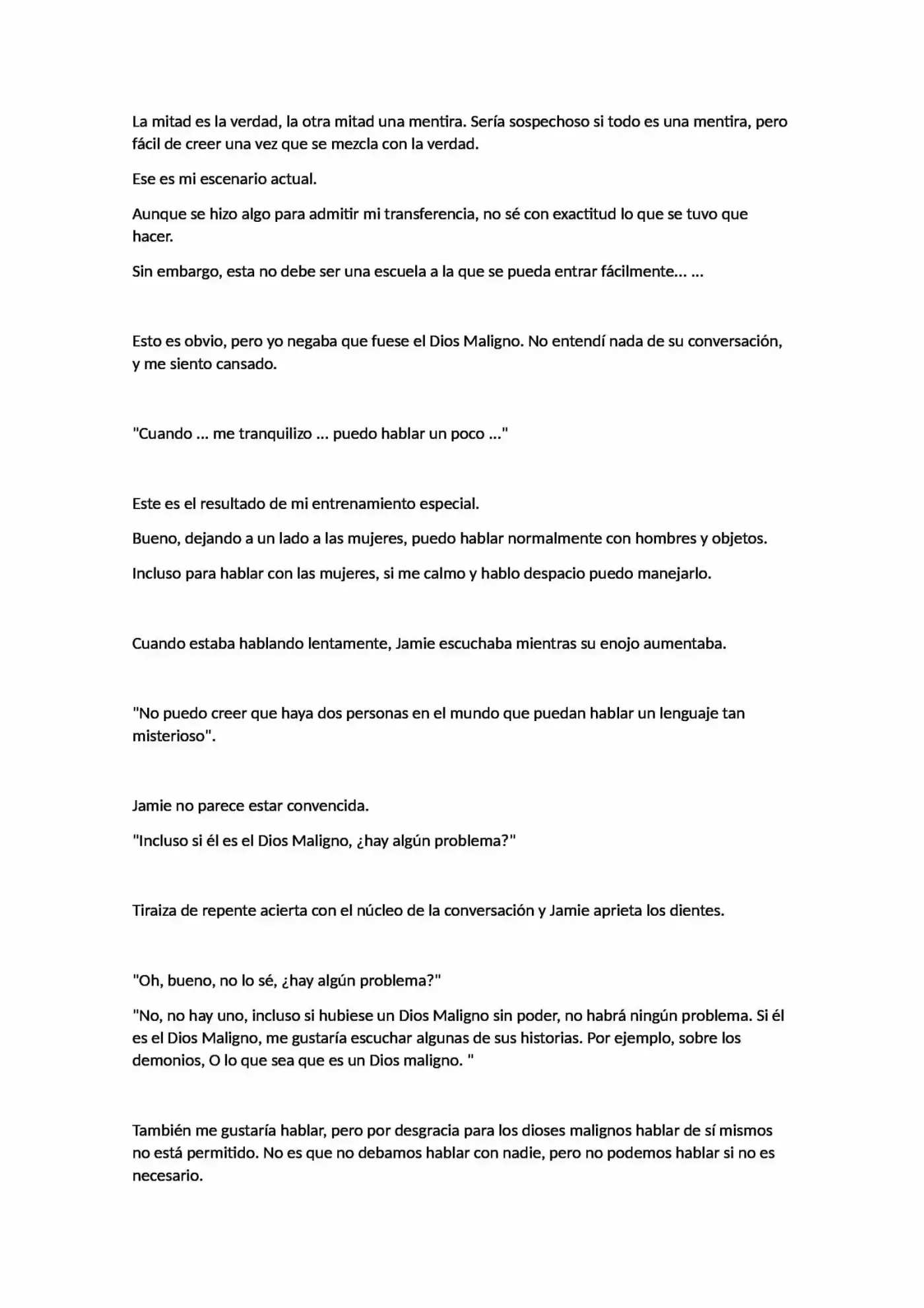 Evil God (Novela) - Capítulo 5 - Página 4 - LectorTMOo