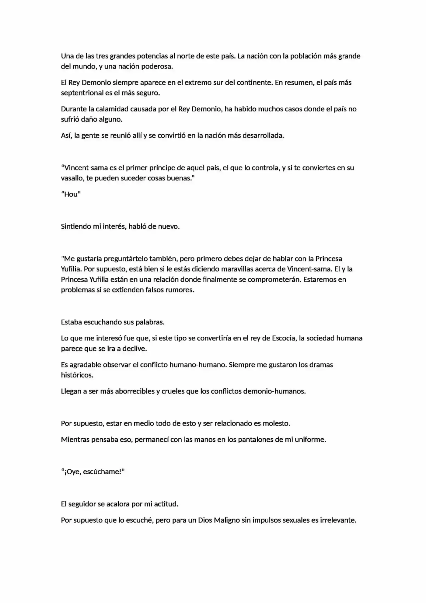 Evil God (Novela) - Capítulo 6 - Página 5 - LectorTMOo