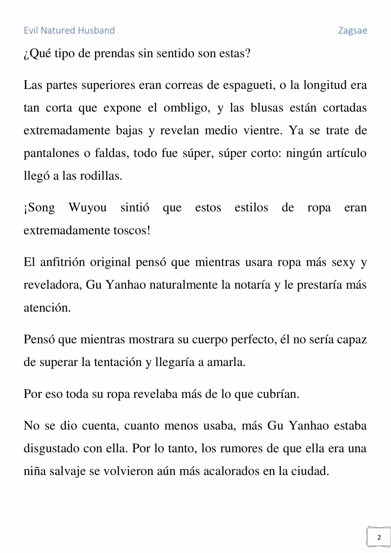 Evil Natured Husband (Novela) - Capítulo 11 - Página 2 - LectorTMOo