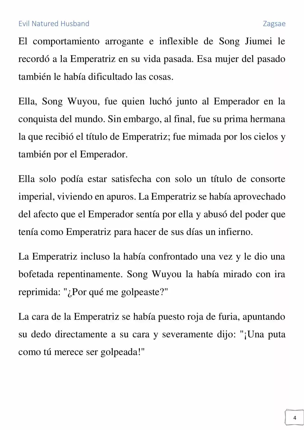 Evil Natured Husband (Novela) - Capítulo 15 - Página 4 - LectorTMOo