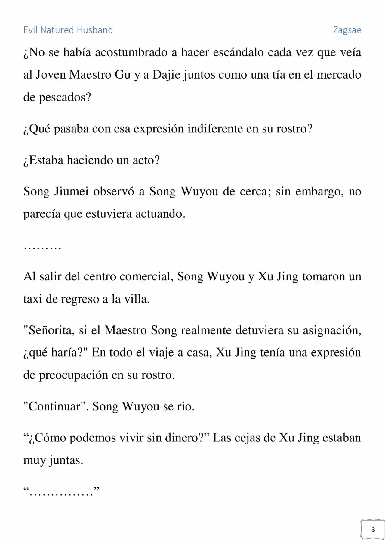 Evil Natured Husband (Novela) - Capítulo 18 - Página 3 - LectorTMOo