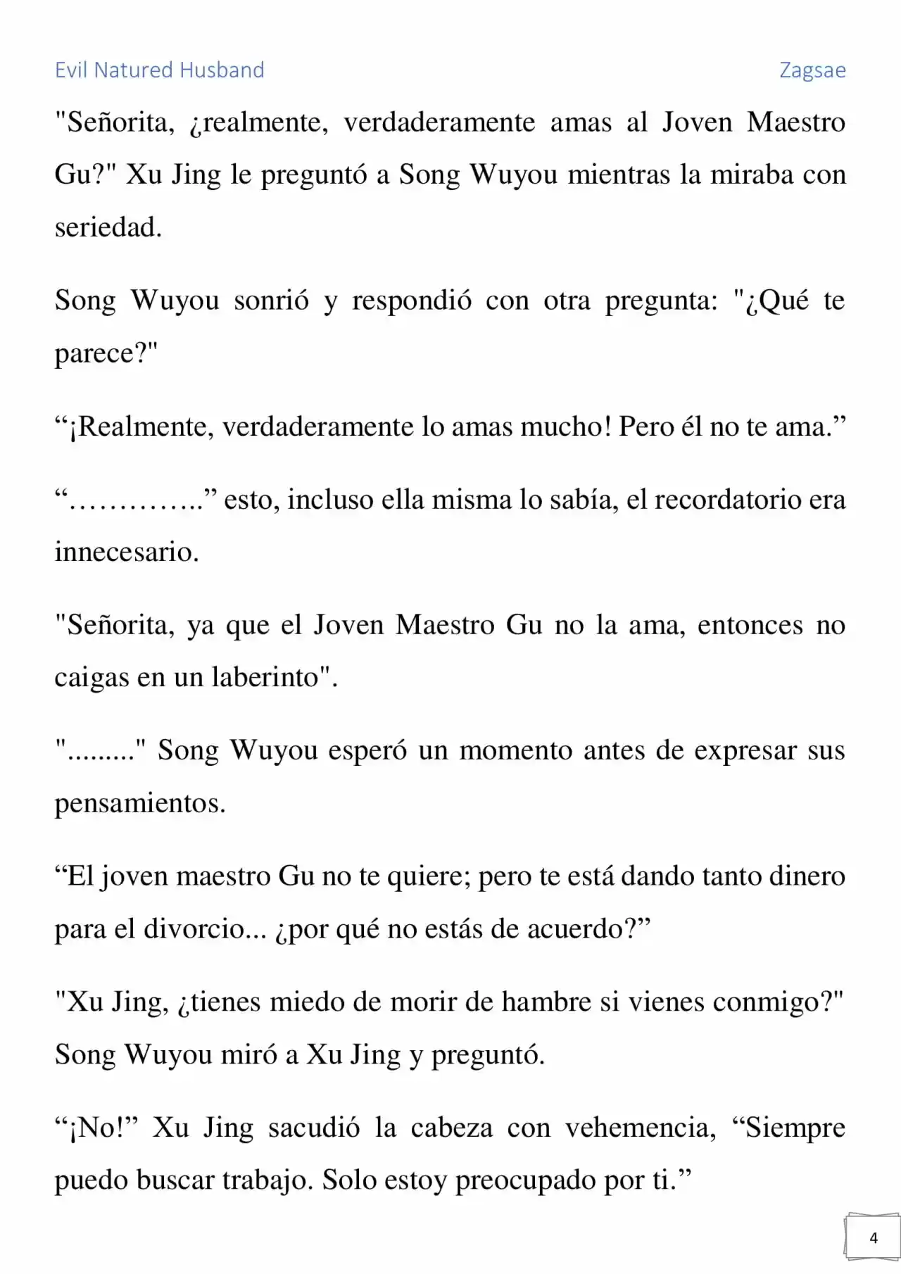 Evil Natured Husband (Novela) - Capítulo 18 - Página 4 - LectorTMOo