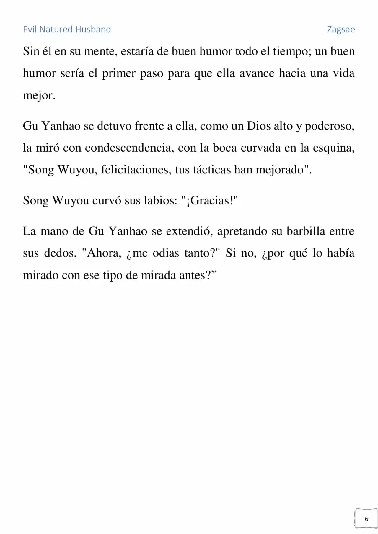 Evil Natured Husband (Novela) - Capítulo 24 - Página 6 - LectorTMOo