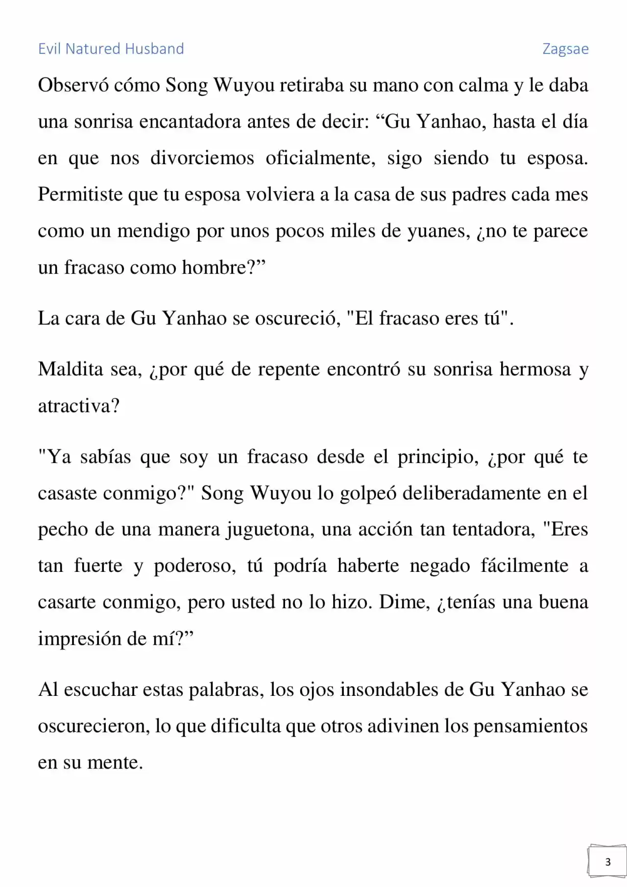 Evil Natured Husband (Novela) - Capítulo 25 - Página 3 - LectorTMOo