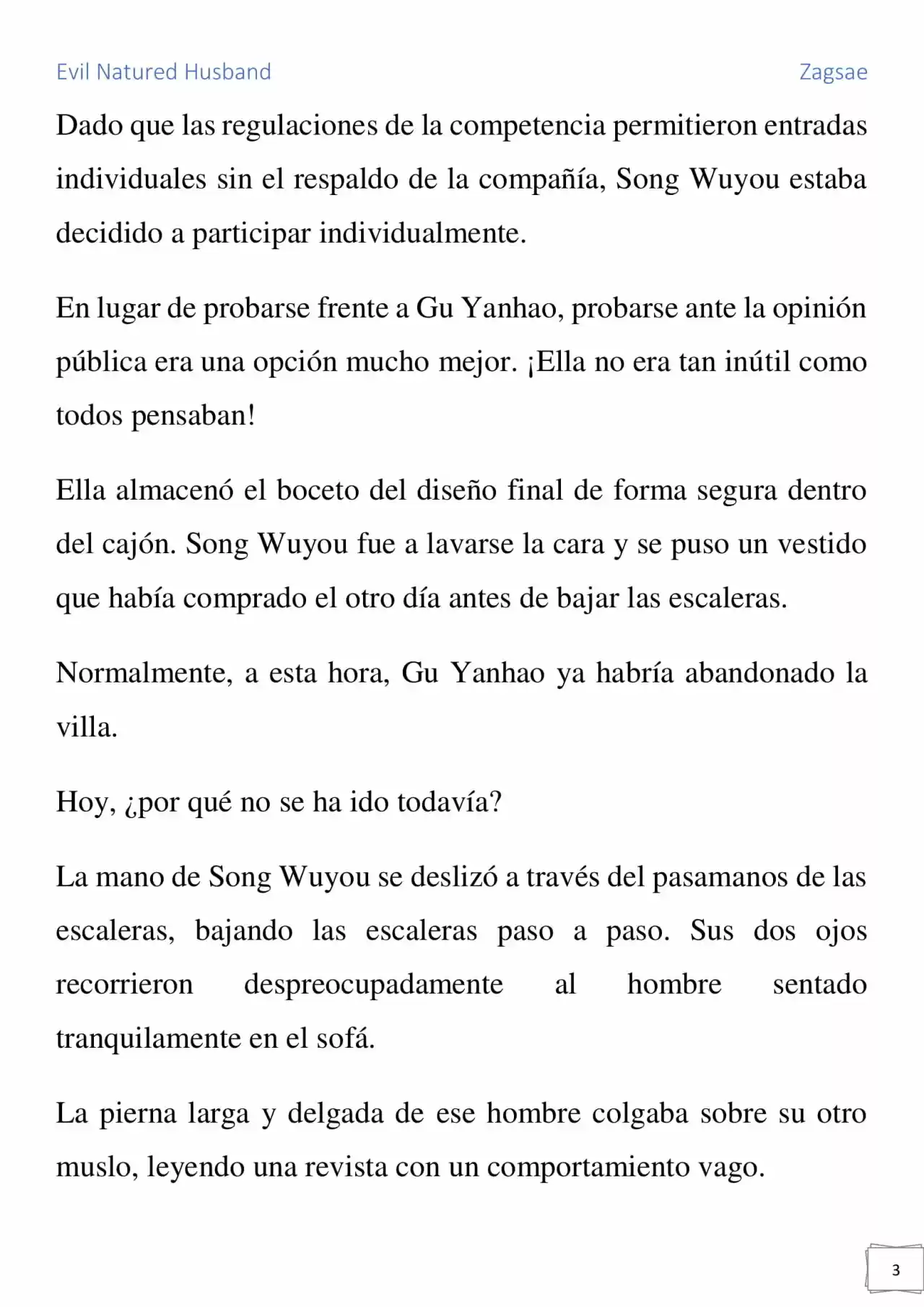 Evil Natured Husband (Novela) - Capítulo 26 - Página 3 - LectorTMOo
