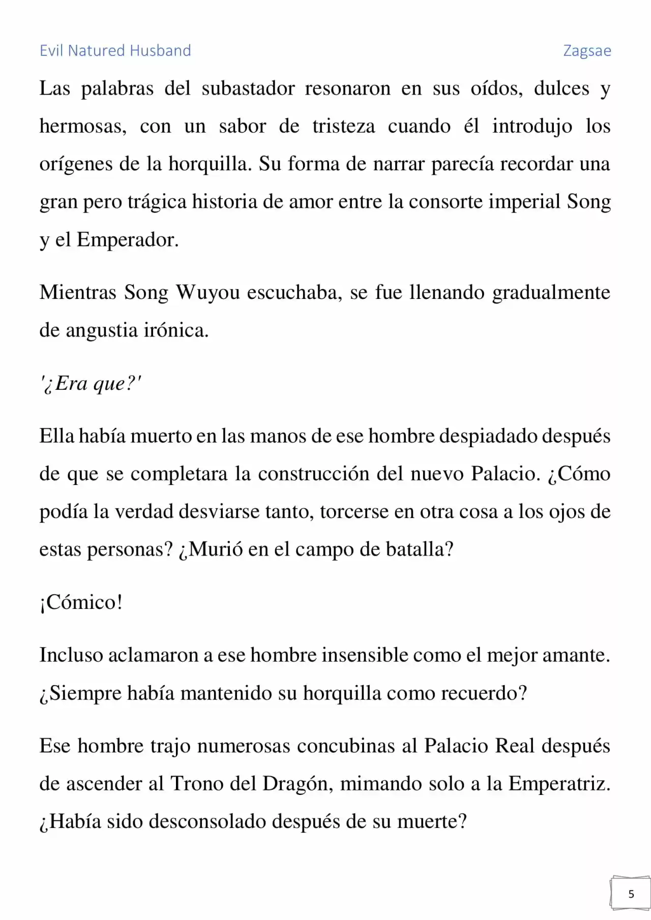 Evil Natured Husband (Novela) - Capítulo 29 - Página 5 - LectorTMOo