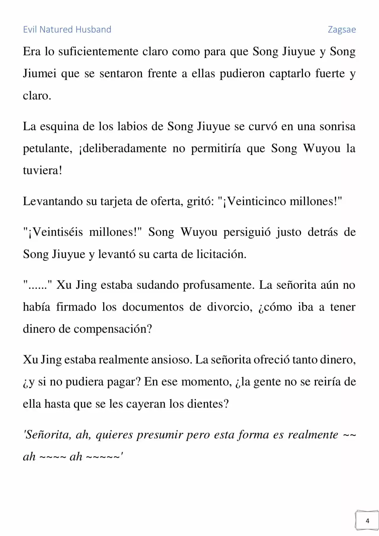Evil Natured Husband (Novela) - Capítulo 30 - Página 4 - LectorTMOo