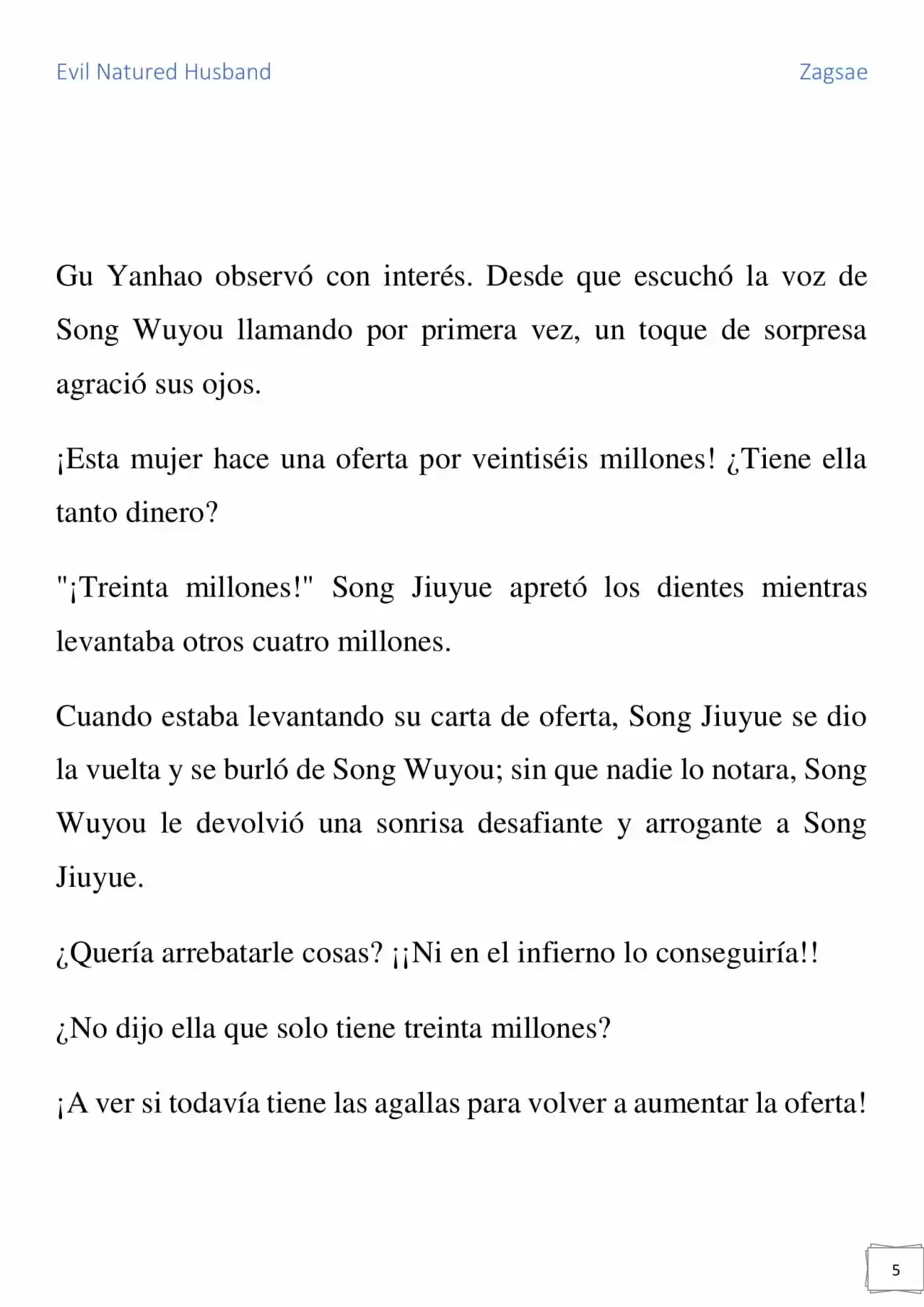 Evil Natured Husband (Novela) - Capítulo 30 - Página 5 - LectorTMOo